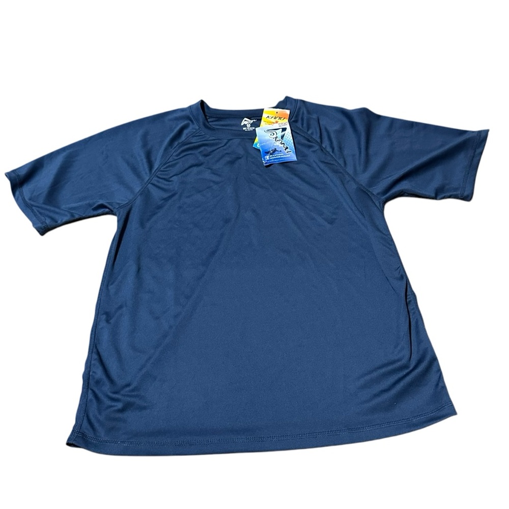 Kanu Surf UPF 50+ T-Shirt Mens Medium Blue Sun Protection Short Sleeve